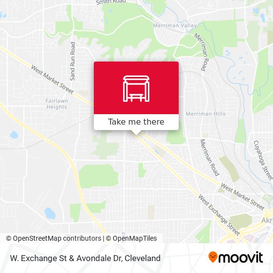 Mapa de W. Exchange St & Avondale Dr