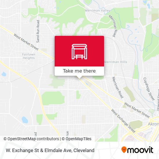 Mapa de W. Exchange St & Elmdale Ave