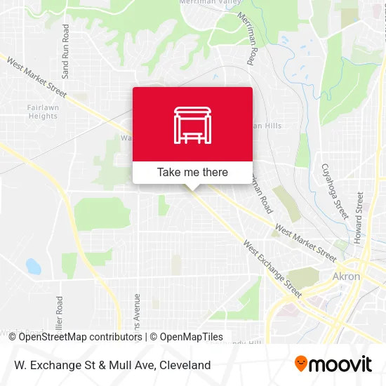 Mapa de W. Exchange St & Mull Ave