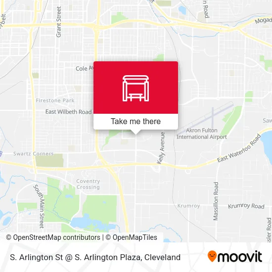 S. Arlington St @ S. Arlington Plaza map