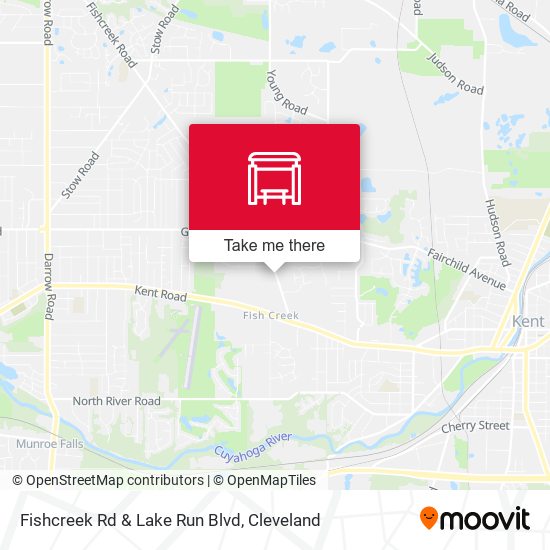 Fishcreek Rd & Lake Run Blvd map