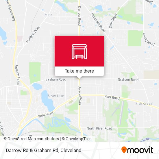 Mapa de Darrow Rd & Graham Rd