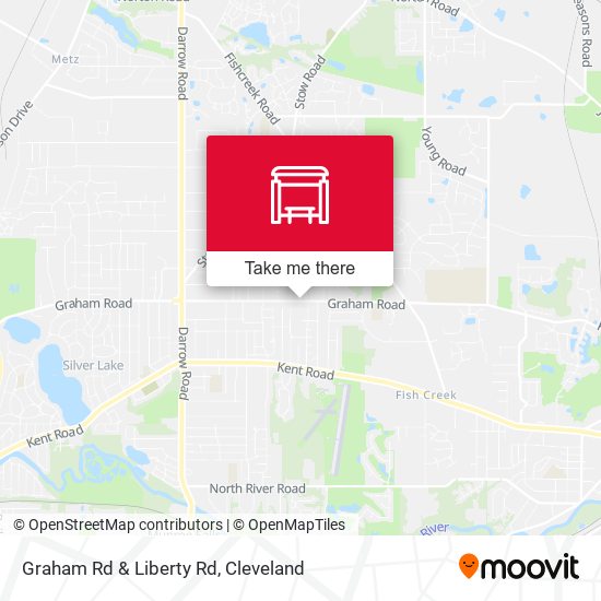 Graham Rd & Liberty Rd map