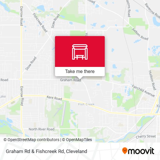 Graham Rd & Fishcreek Rd map