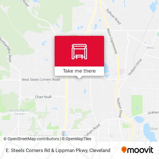E. Steels Corners Rd & Lippman Pkwy map