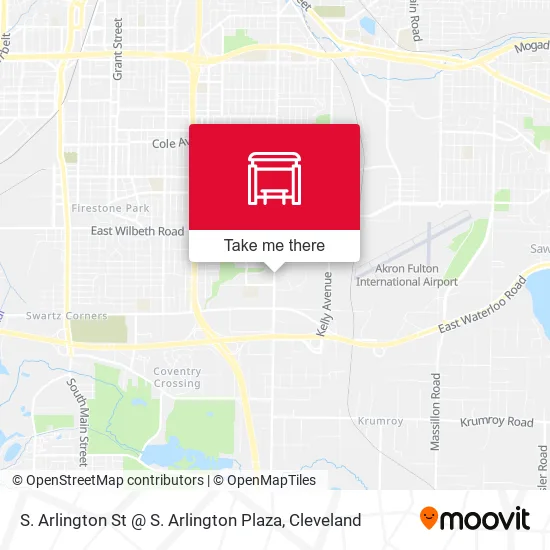 S. Arlington St @ S. Arlington Plaza map