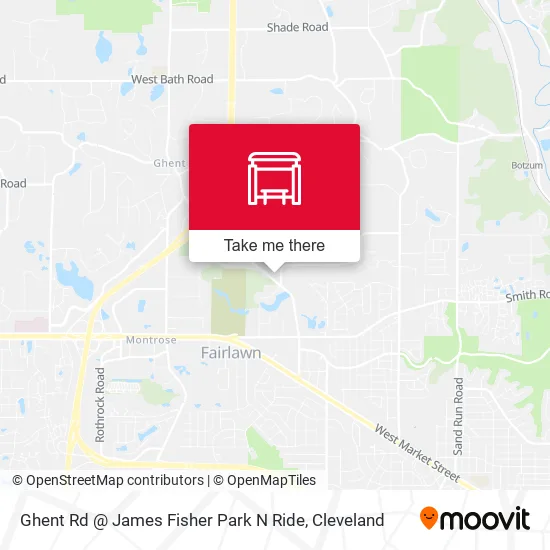 Mapa de Ghent Rd @ James Fisher Park N Ride