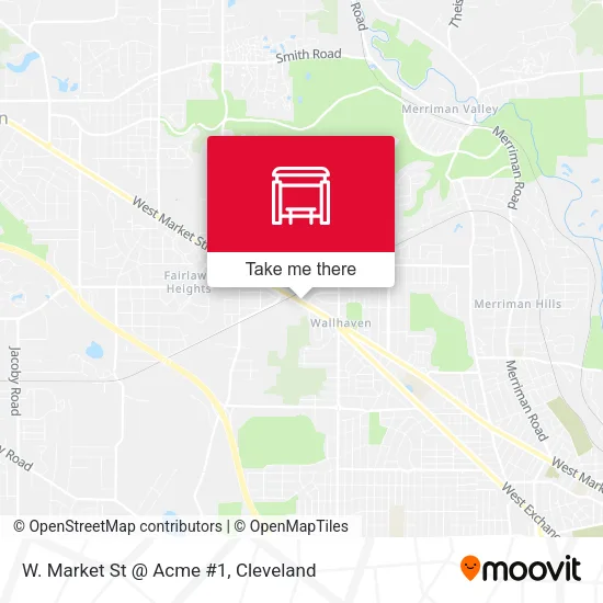 W. Market St @ Acme #1 map