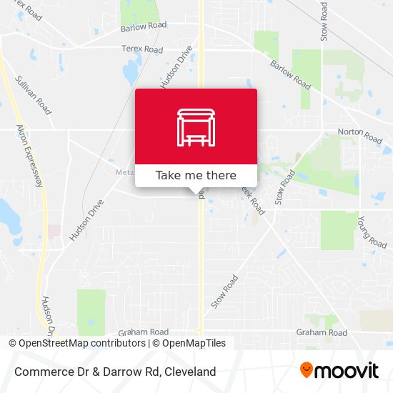 Commerce Dr & Darrow Rd map