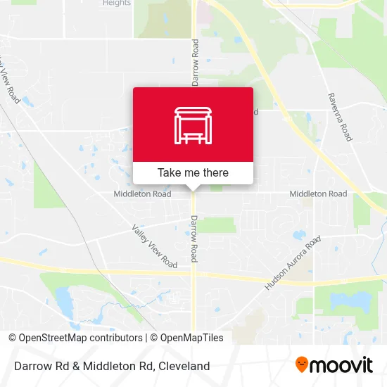 Darrow Rd & Middleton Rd map