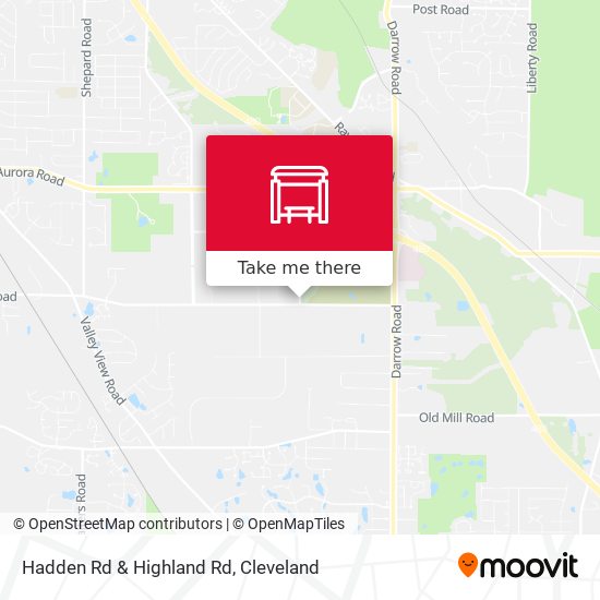 Hadden Rd & Highland Rd map