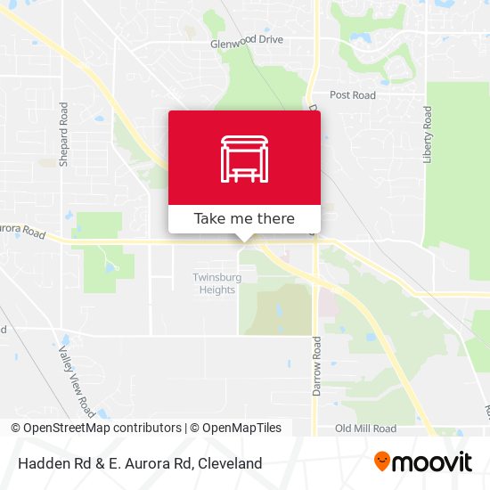 Hadden Rd & E. Aurora Rd map