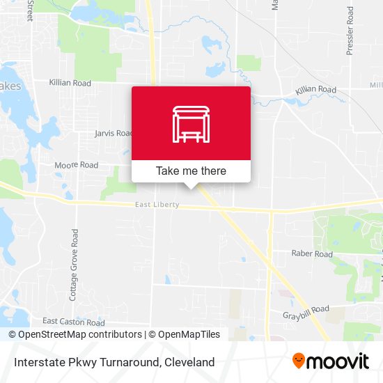Interstate Pkwy Turnaround map
