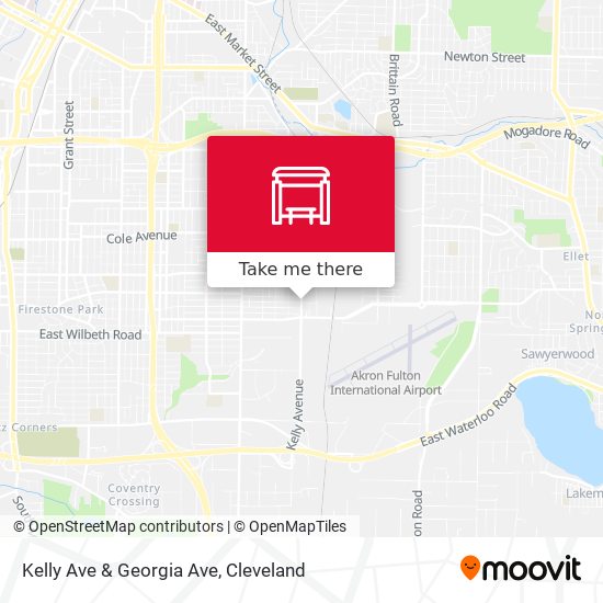 Kelly Ave & Georgia Ave map