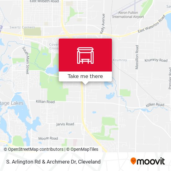 S. Arlington Rd & Archmere Dr map
