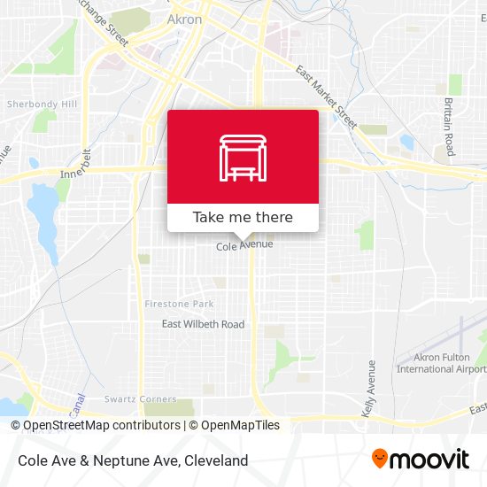 Mapa de Cole Ave & Neptune Ave