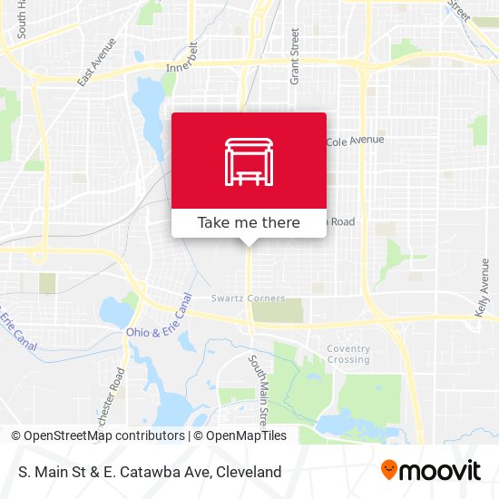 S. Main St & E. Catawba Ave map