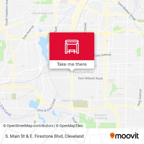 Mapa de S. Main St & E. Firestone Blvd