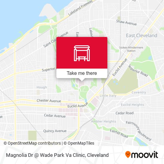 Magnolia Dr @ Wade Park Va Clinic map