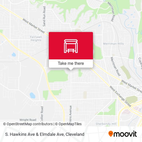 Mapa de S. Hawkins Ave & Elmdale Ave