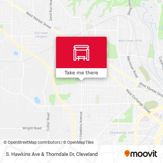 Mapa de S. Hawkins Ave & Thorndale Dr