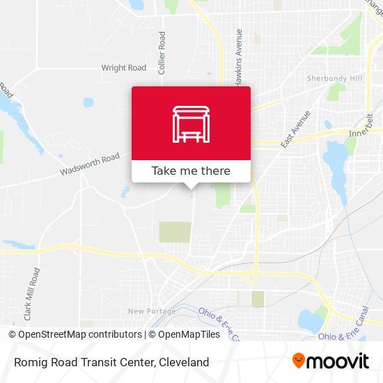 Mapa de Romig Road Transit Center