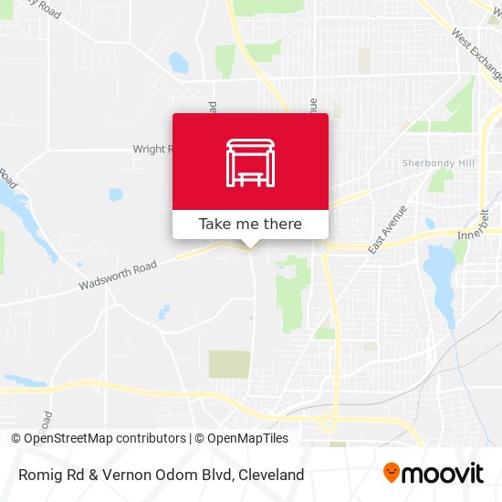 Romig Rd & Vernon Odom Blvd map