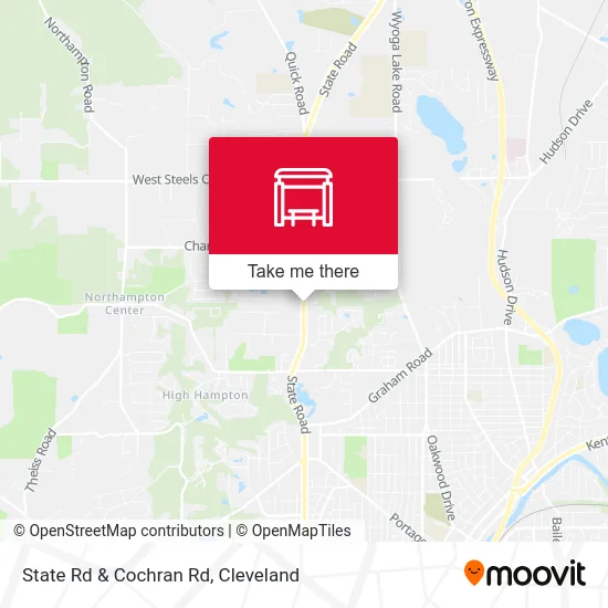 State Rd  & Cochran Rd map