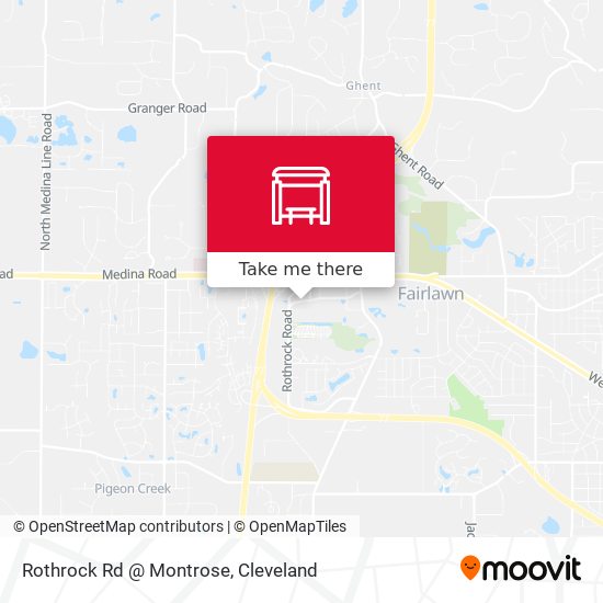 Rothrock Rd @ Montrose map