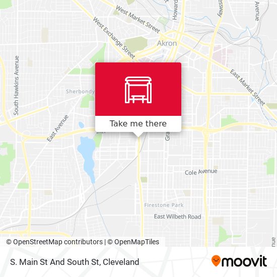 S. Main St And South St map