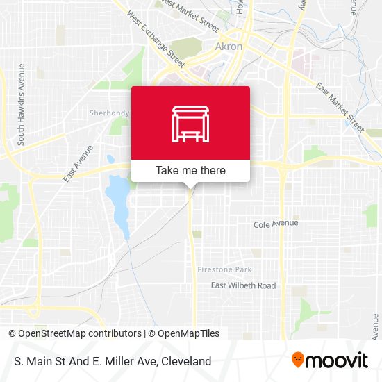 S. Main St And E. Miller Ave map