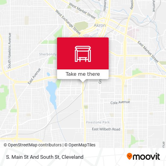 S. Main St And South St map