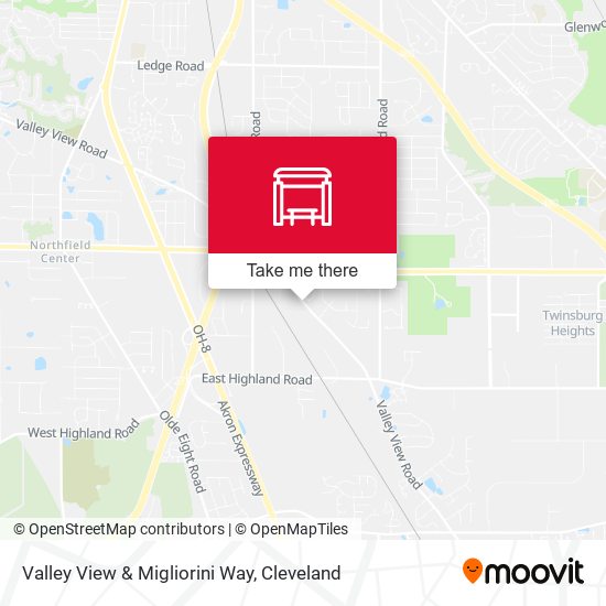 Valley View & Migliorini Way map