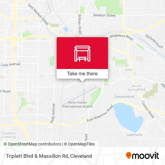 Triplett Blvd & Massillon Rd map
