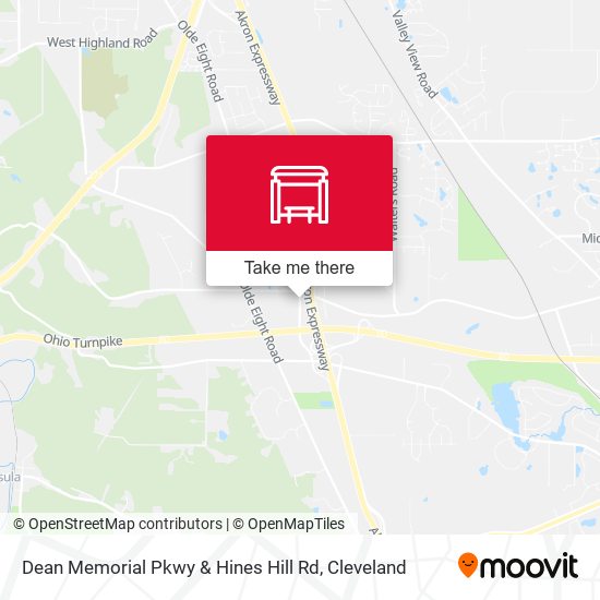Mapa de Dean Memorial Pkwy & Hines Hill Rd