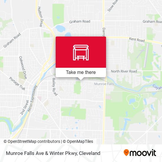 Munroe Falls Ave & Winter Pkwy map