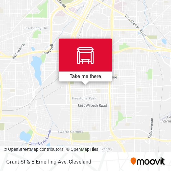 Grant St & E Emerling Ave map