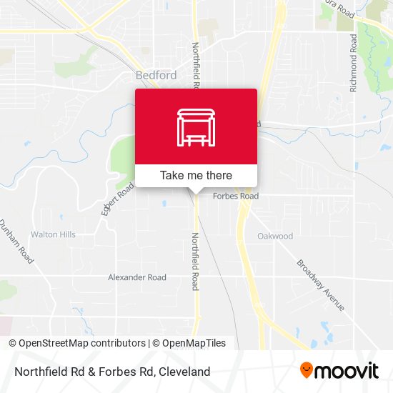Mapa de Northfield Rd & Forbes Rd