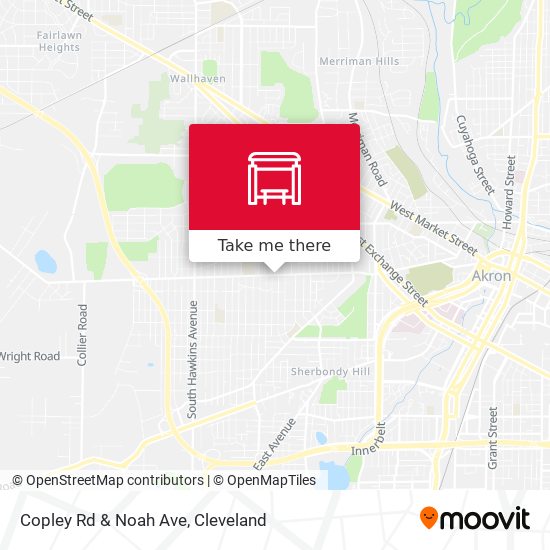 Mapa de Copley Rd & Noah Ave