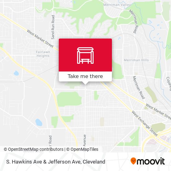 Mapa de S. Hawkins Ave & Jefferson Ave