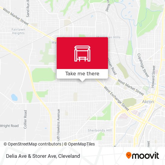 Mapa de Delia Ave & Storer Ave