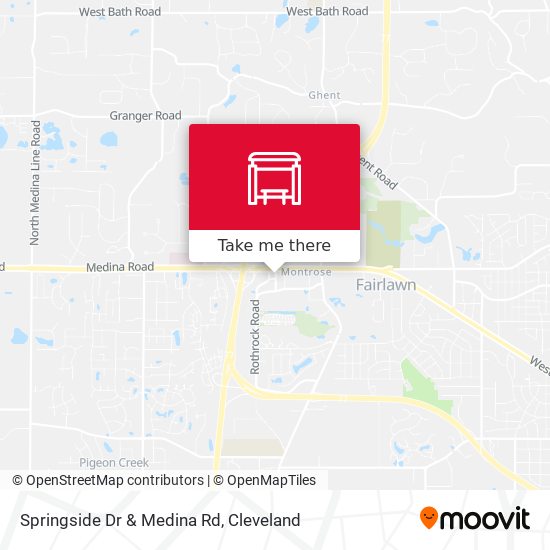 Mapa de Springside Dr & Medina Rd