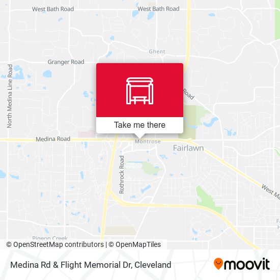 Medina Rd & Flight Memorial Dr map