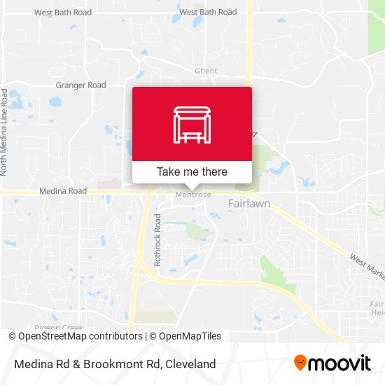Medina Rd & Brookmont Rd map