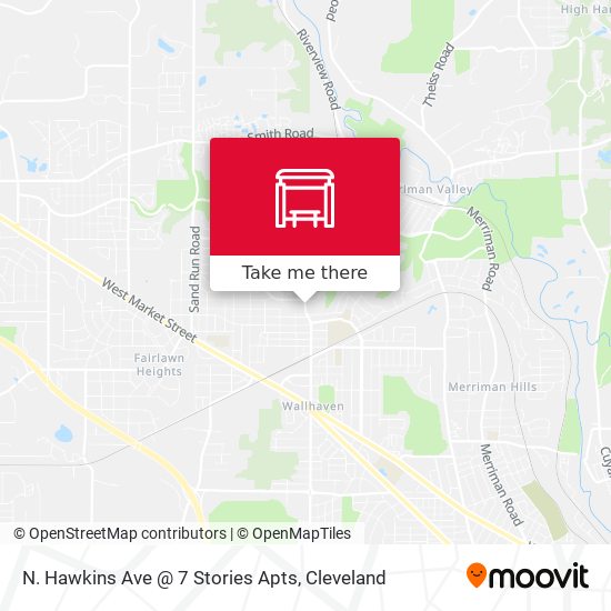 Mapa de N. Hawkins Ave @ 7 Stories Apts