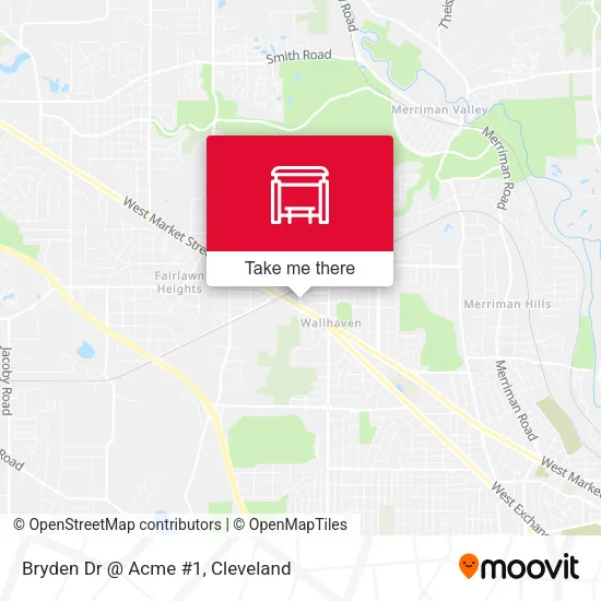 Bryden Dr @ Acme #1 map