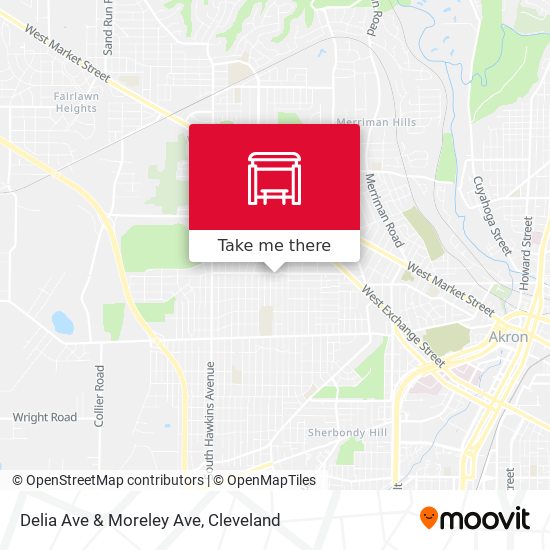 Delia Ave & Moreley Ave map