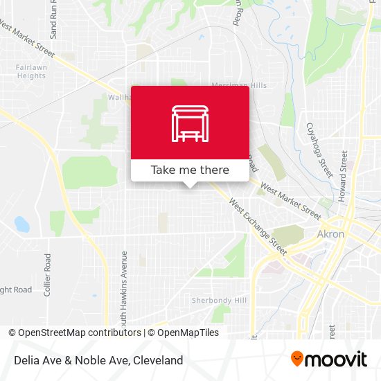 Mapa de Delia Ave & Noble Ave