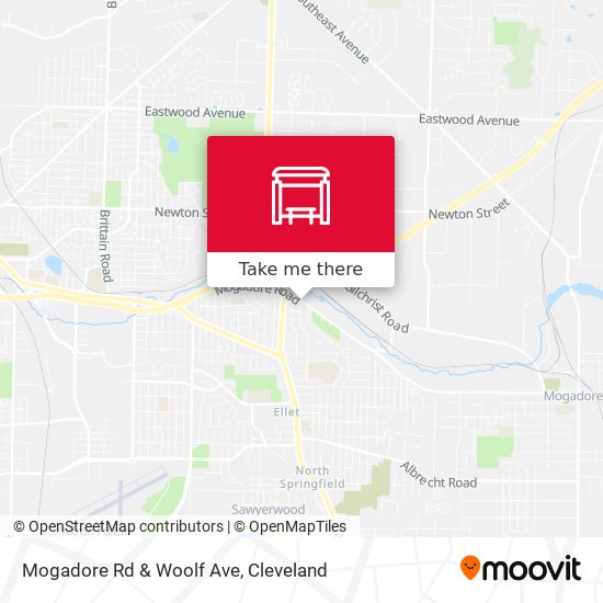 Mogadore Rd & Woolf Ave map