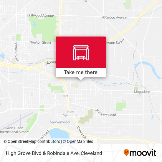 High Grove Blvd & Robindale Ave map